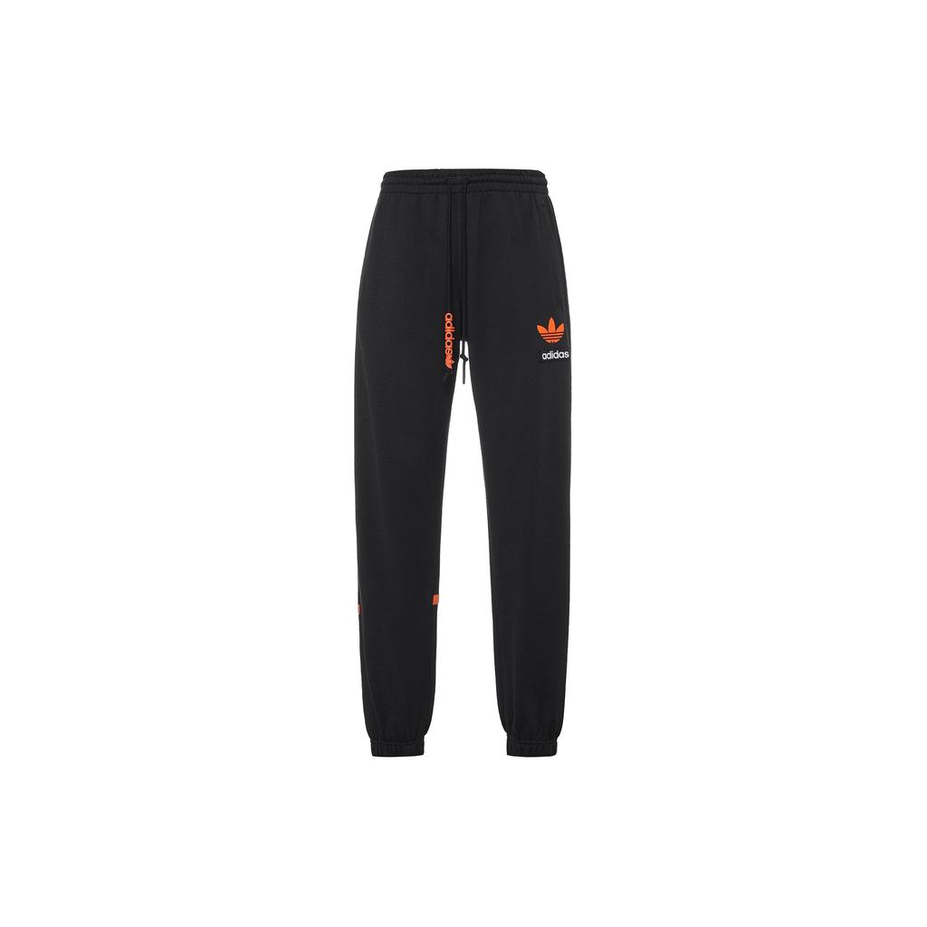 Adidas Originals BIG TREFOIL Knitted Sweatpants Men's Black (Unisex) Knitted Sweatpants H09344
