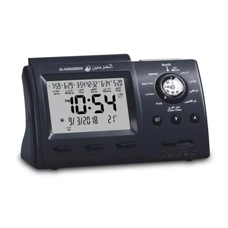 Мусульманские настольные часы с азаном для всех городов Исламский азан время для молитвы