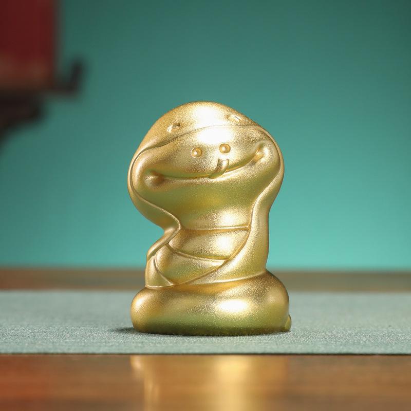 Набор латунных фигурок китайского зодиака: Крыса, Бык, Тигр, Кролик, Дракон, Змея, Лошадь, Овца, Обезьяна, Петух, Собака, Свинья