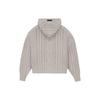Fear of God Толстовка с капюшоном Essentials Cable Knit Silver Cloud Мужские топы Серый 192BT234392F
