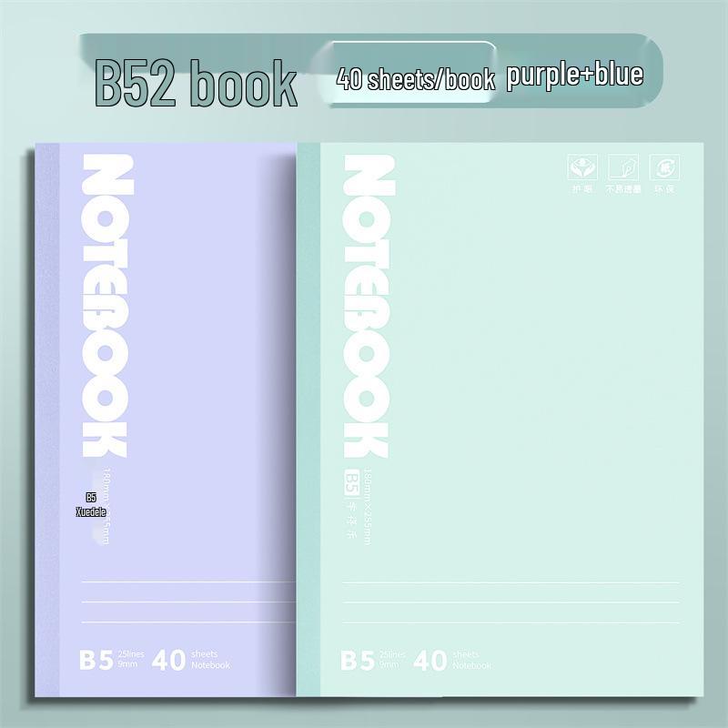 Яркий блокнот в стиле Color Block формата A5/B5 - Идеально для студентов, Мягкая обложка, Не просвечивает, Гладкое письмо