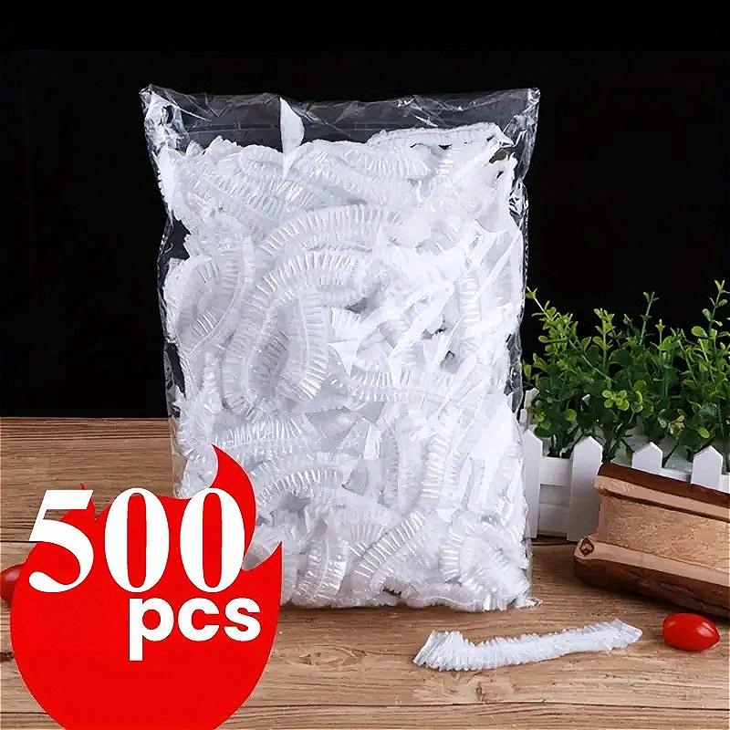 500 шт. многоразовая утолщенная эластичная пищевая пластиковая пленка, растягивающиеся крышки для мисок, для кухни, для сохранения свежести