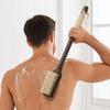 Wood Long Handle Brush Soft Bristles Back Scrubber Bath Exfoliating Brush  Bathroom Tools