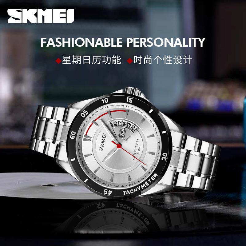 Moment Beauty Модные мужские кварцевые часы, календарь, неделя, персонализированный циферблат с солнцезащитным козырьком, деловые водонепроницаемые часы для мужчин