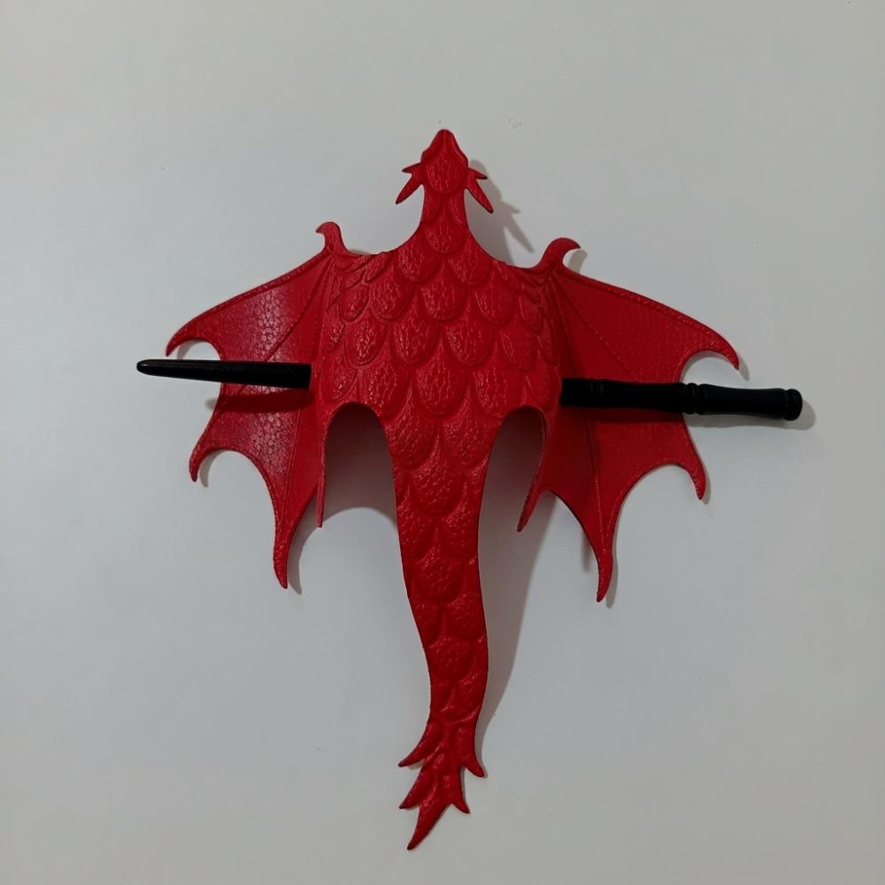 Carved Dragon Flying Dragon Wing Hair Accessory Gothic Fairy Tale Dragon Hair Pin  Halloween