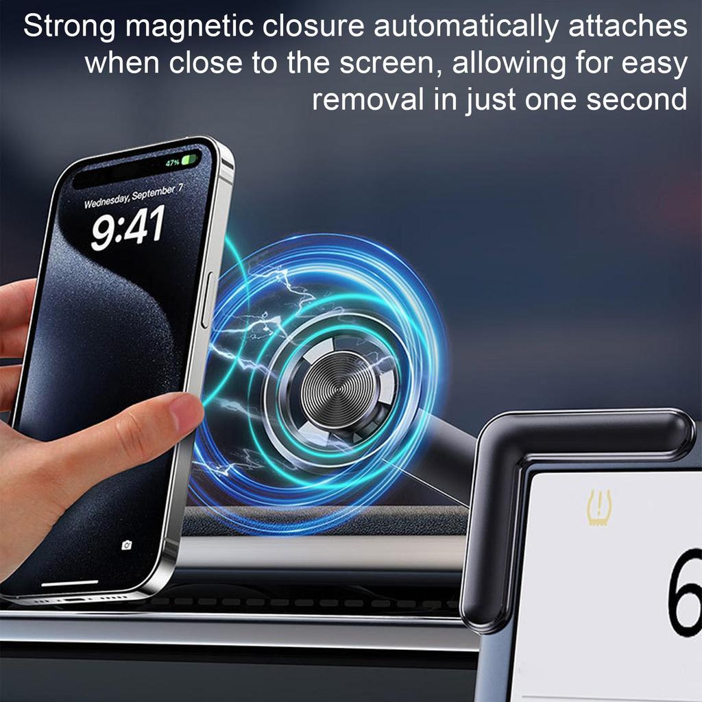 For model y Magnetic Phone Holder for Car Automotive Smartphone Stand Cell Phone Car Mount Automotive Truck Interior Center