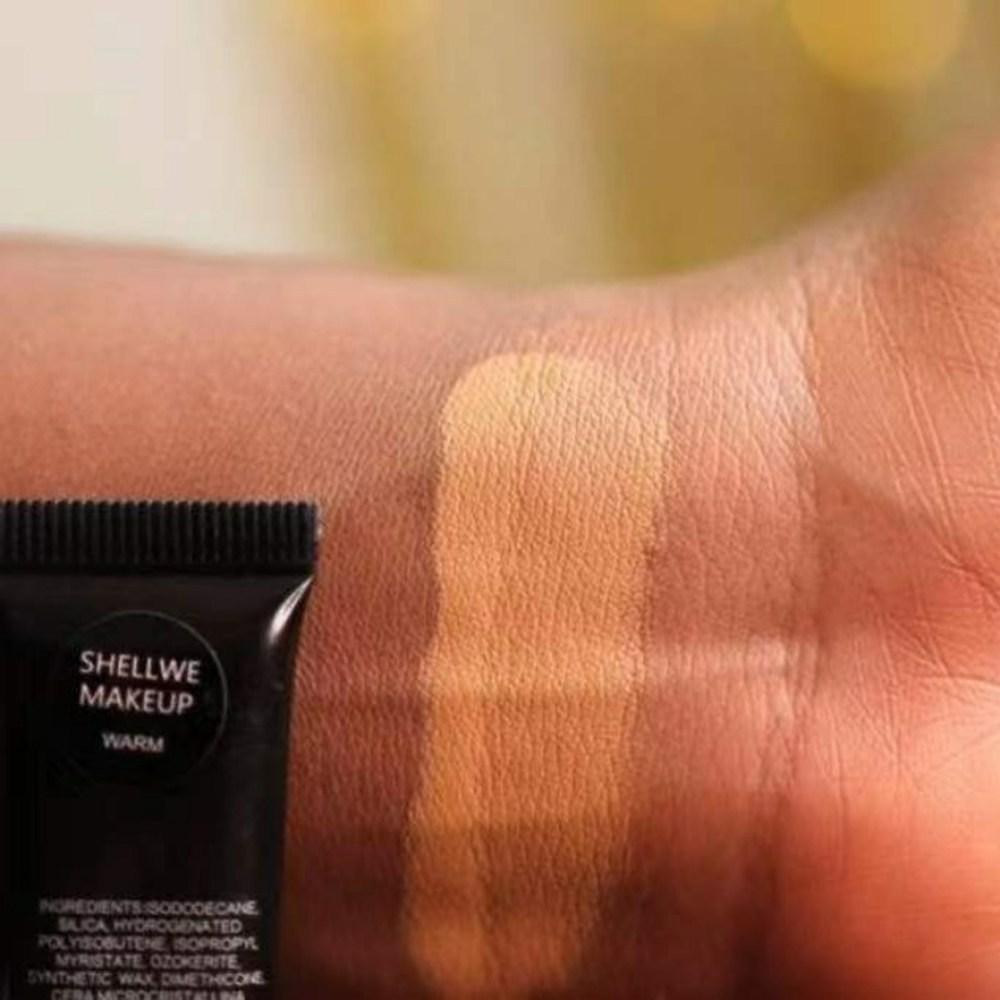 Body Concealer Scar Blemish Tattoo Cover Vibe Full Coverage Waterproof Concealer Contour Dphakoh Rouge Pigment Glitter Eyeshadow, 1 Piece, 06 Warm