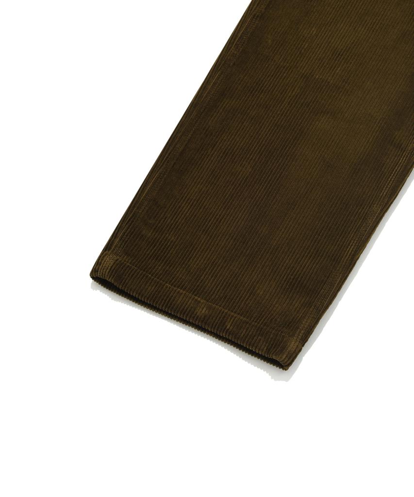COVERNAT Semi-Wide Fit Corduroy Carpenter Pants Khaki