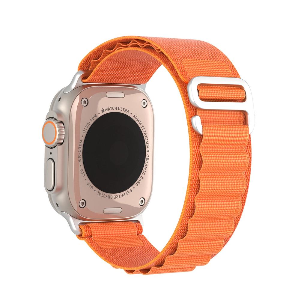 Sport Strap With Buckle For Apple Watch 8/7/6/Se/5/4/3/2/1 (41, 40, 38mm) Dux Ducis Strap Gs Version - Orange