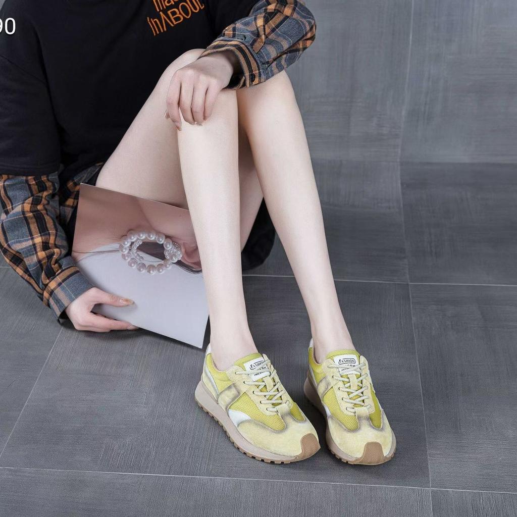 Женские кроссовки Forrest Gump на мягкой кожаной подошве, новые весенне-летние, красные, в стиле ретро, для моральной подготовки, нишевые, тонкие, модные, спортивные и для отдыха