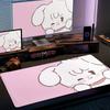 HD Киберспорт Компьютерные Периферийные Устройства Кавайный Микко Мультяшные Коврики для Мыши Нескользящий Расширенный Коврик для Стола Эстетика Игровые Аксессуары Резиновый Ковер