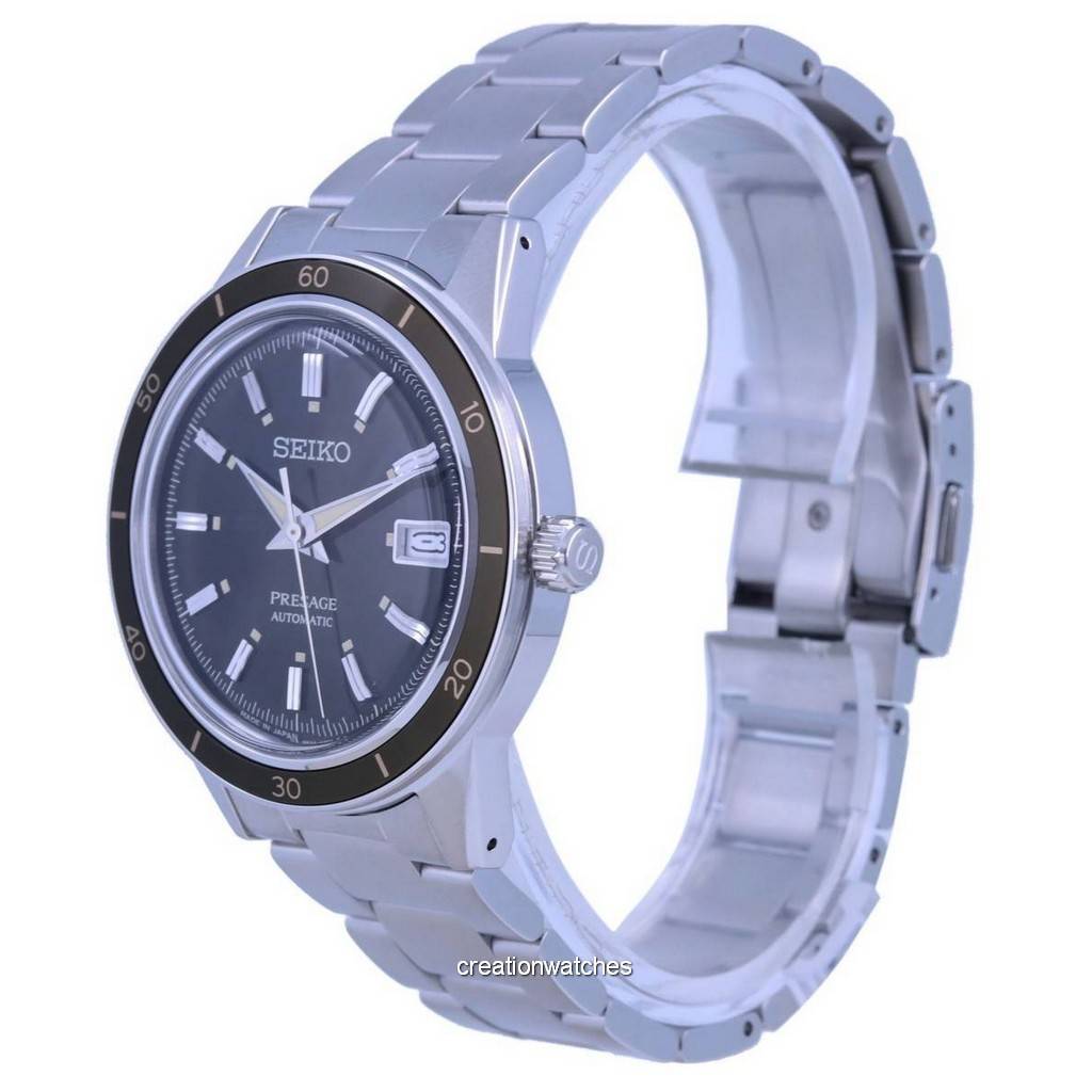 Seiko Presage Style 60's Stainless Steel Automatic SRPG07 SRPG07J1 SRPG07J Мужские часы