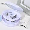 1 Set Magnetic False Eyelashes with Lash Applicator Tool Reusable Single/Double Layer Natural Wispy Fake Lashes Eyelash Clip Women Makeup Tools