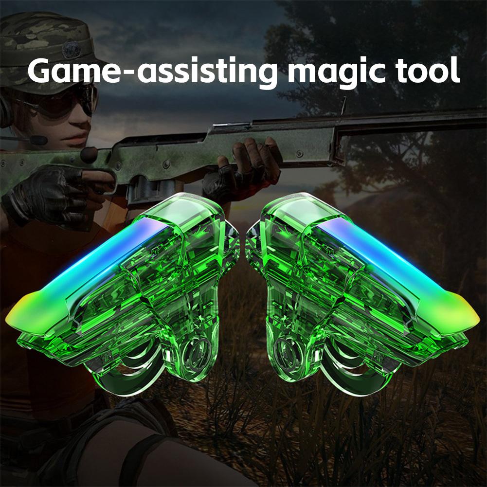 1 пара триггеров для мобильных игр Stimulus Battlefield Gen 2/3 Контроллер Металлические кнопки для стрельбы для игр на телефоне