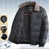 Men's Autumn and Winter Old Cotton-padded Jacket Men's Padded Wool Collar Winter Graphene Cotton-padded Clothes
