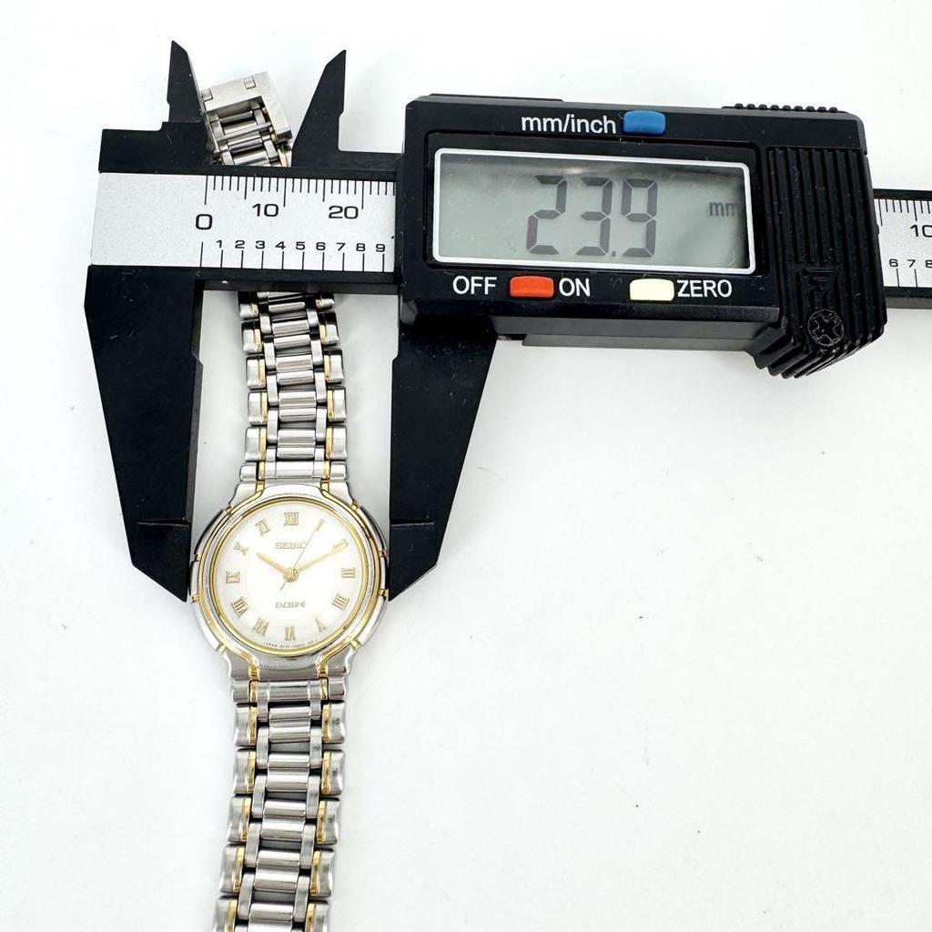 [USED] Battery SEIKO EXCELINE Round Two-tone Watch