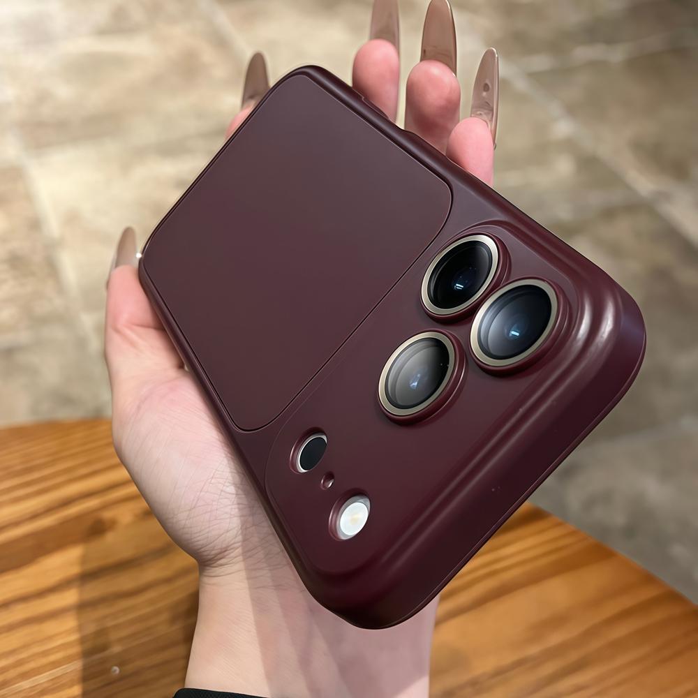 Матовый защитный чехол-пленка 2 в 1 для камеры iPhone 16 15 14 13 12 11 Pro Max Мгновенно меняется на 17 Pro Max Ударопрочный чехол