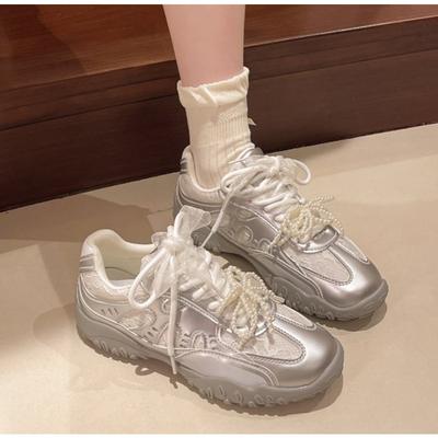 Мода 2025Девочка Жемчужный Бант Медведь Украшение для Обуви Шармы для Шнурков для Кроссовок Милый Премиальный Декоративный Шарм для Обуви Шнурки Аксессуары