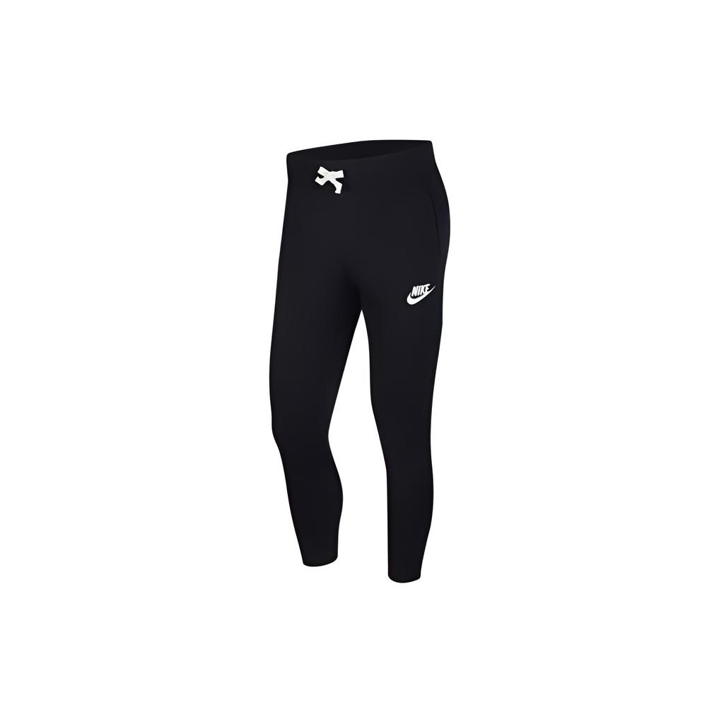 Nike Мужские вязаные спортивные штаны Черные Умеренный прямой крой Штаны AJ5420-011