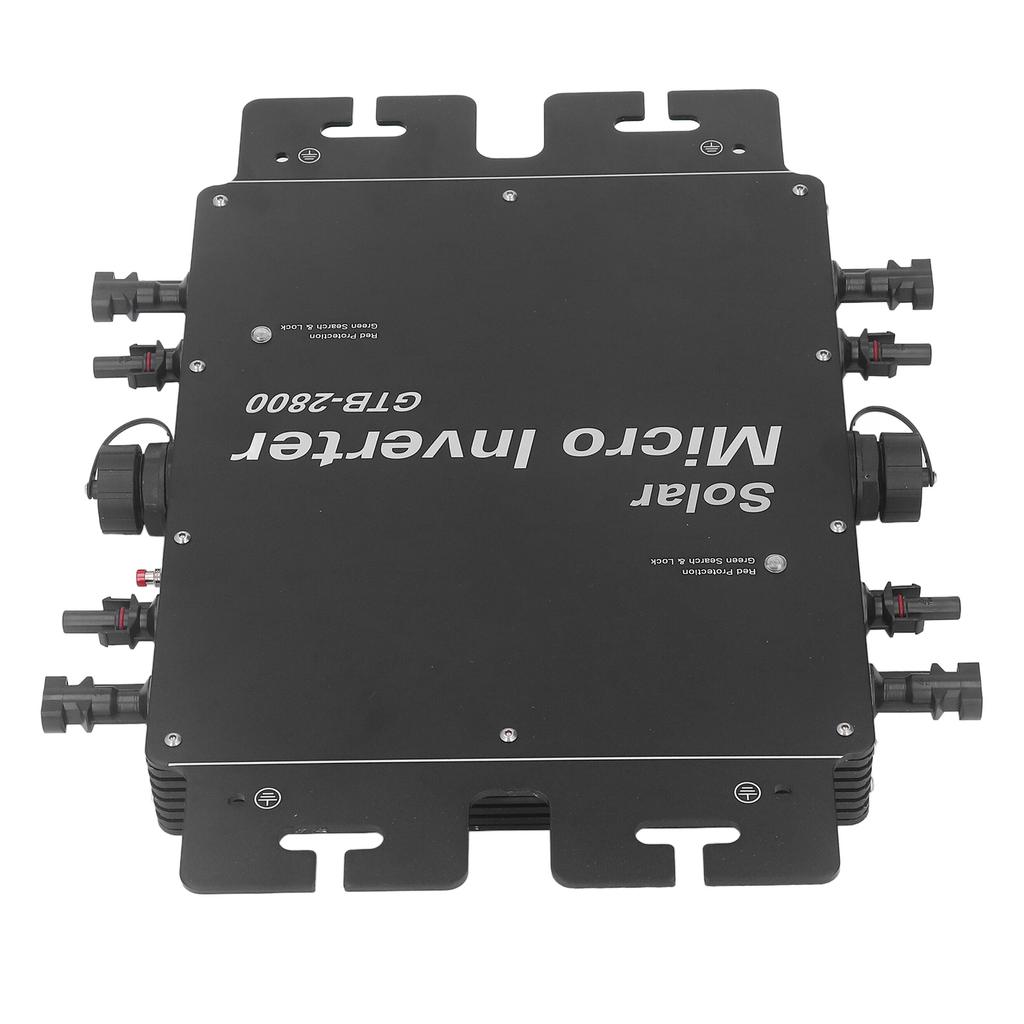 2800 Вт Солнечный сетевой инвертор MPPT Power Micro Inverter с управлением по WiFi IP65 Водонепроницаемый