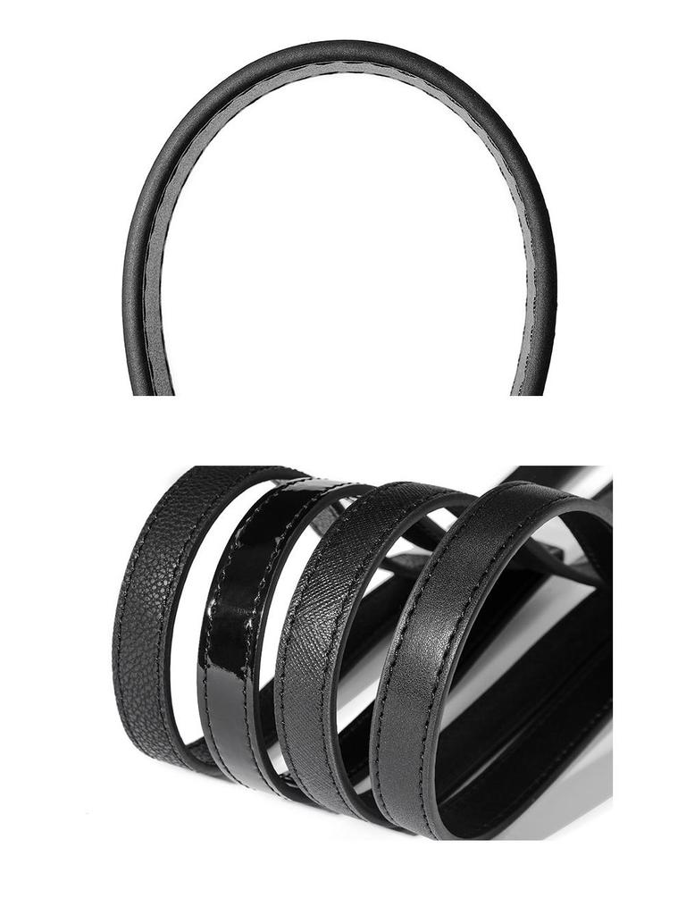 Полоски из коровьей кожи: D-63 Оригинальные DIY Аксессуары для багажа - Варианты плоского, крестообразного, личи плетения