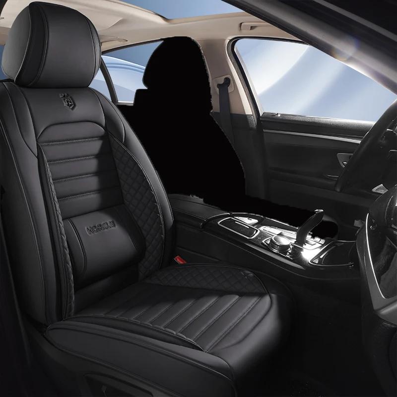1 шт. Универсальный размер Чехол на сиденье автомобиля из ПУ кожи для Dacia Duster Renault Clio Fiat Panda Ypsilon Seat Arona Cors Автоаксессуары