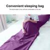 Portable Sleeping Bag Liner Outdoor Camping Hiking Hotel Single Liner Folding Lightweight Sleeping Bag Liner Sleeping Sack