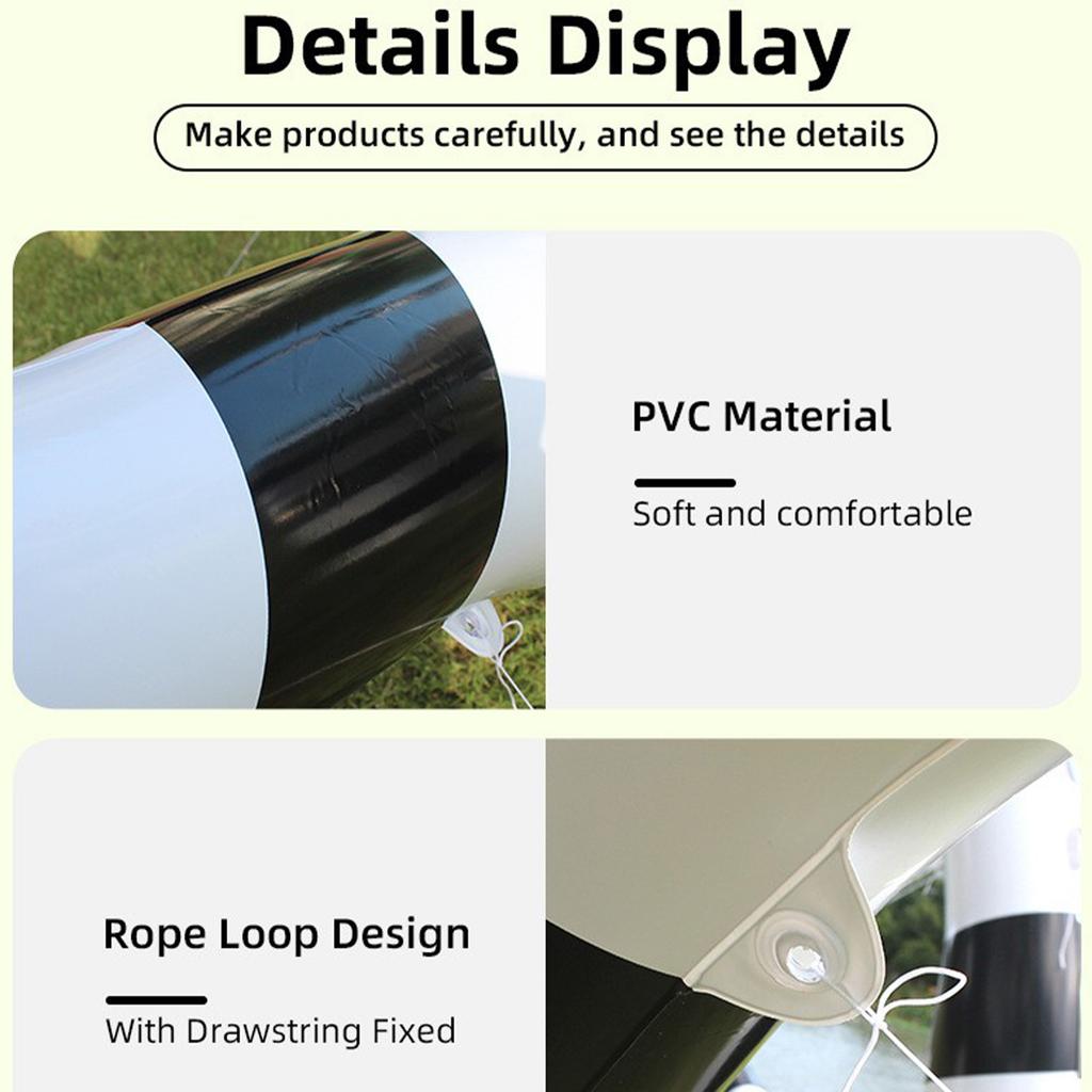 3 Pcs Halloween Sandworm Inflatable Decorations 6ft Glowing Giant Snake Patio Decoration With Built-in LED Sandworm Decoration For Halloween Outdoor