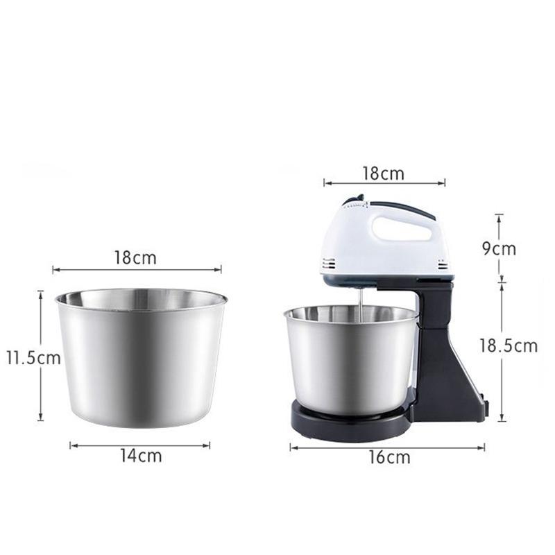 Household Stand Food Mixers Kitchen Electric Food Blender Desktop Egg Whisk Cream Dough Kneader Milk Frother Food Processor Batidoras Para Pasteles