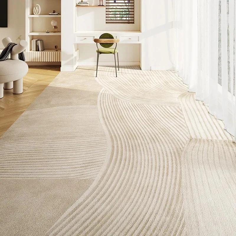 Балкон Водонепроницаемый Ковер ПВХ Кожа Противоскользящий Напольный Коврик Большой Размер Минималистичный Стиль Домашнее Украшение Ковер Кухонные Ковры