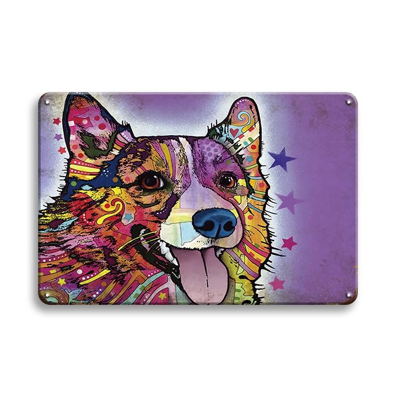 INEED винтажная табличка для домашних животных, кошка, собака, металлическая жестяная вывеска, паб-бар, домашний декор, Лев, корги, овчарка, художественный постер, Ретро Декор, настенная железная пластина