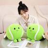 Fun Tennis Doll Plush Toy Green Tennis Doll Children's Accompaniment Soothing Pillow Muppet Doll