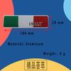 Italy Flag Italian National Flag Logo for Car Fender Trunk Rear Bonnet Nameplate Decal Emblem Badge Sticker