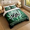 Bedding Set 1 Duvet Cover 2 Pillowcases Hannover 96 Print Soft Bed Linen Bedroom Decor