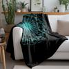 Boho Mandala Throw Blanket Geometric Pattern Fleece Festival Turkish Rug Home Decor Gift Idea