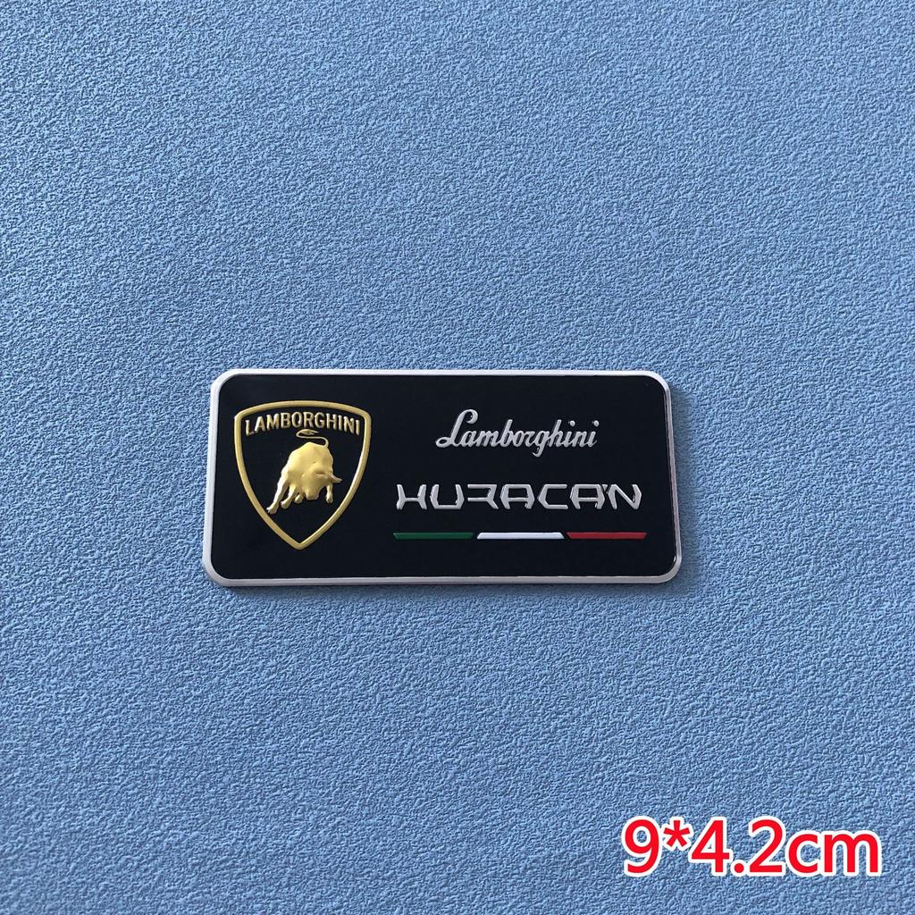 Алюминиевая автомобильная наклейка с рисунком Ferrari Наклейка-деколь Обложка Значок Принадлежности Замена Автостайлинг Декаль Для Lamborghini LP570 LP610 Urus