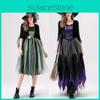 Cosplay Costume Witch With Polyester Material For Halloween And Parties Cosplay