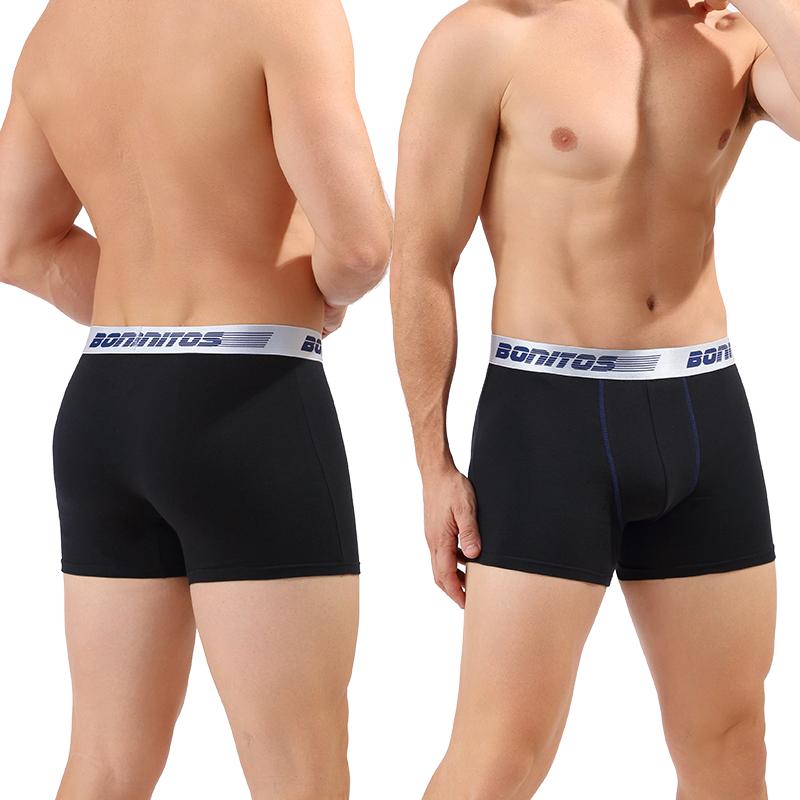 BONITOS 1 шт. Мужское нижнее белье с камуфляжным принтом для мужчин, хлопковые мужские боксеры, удобное нижнее белье