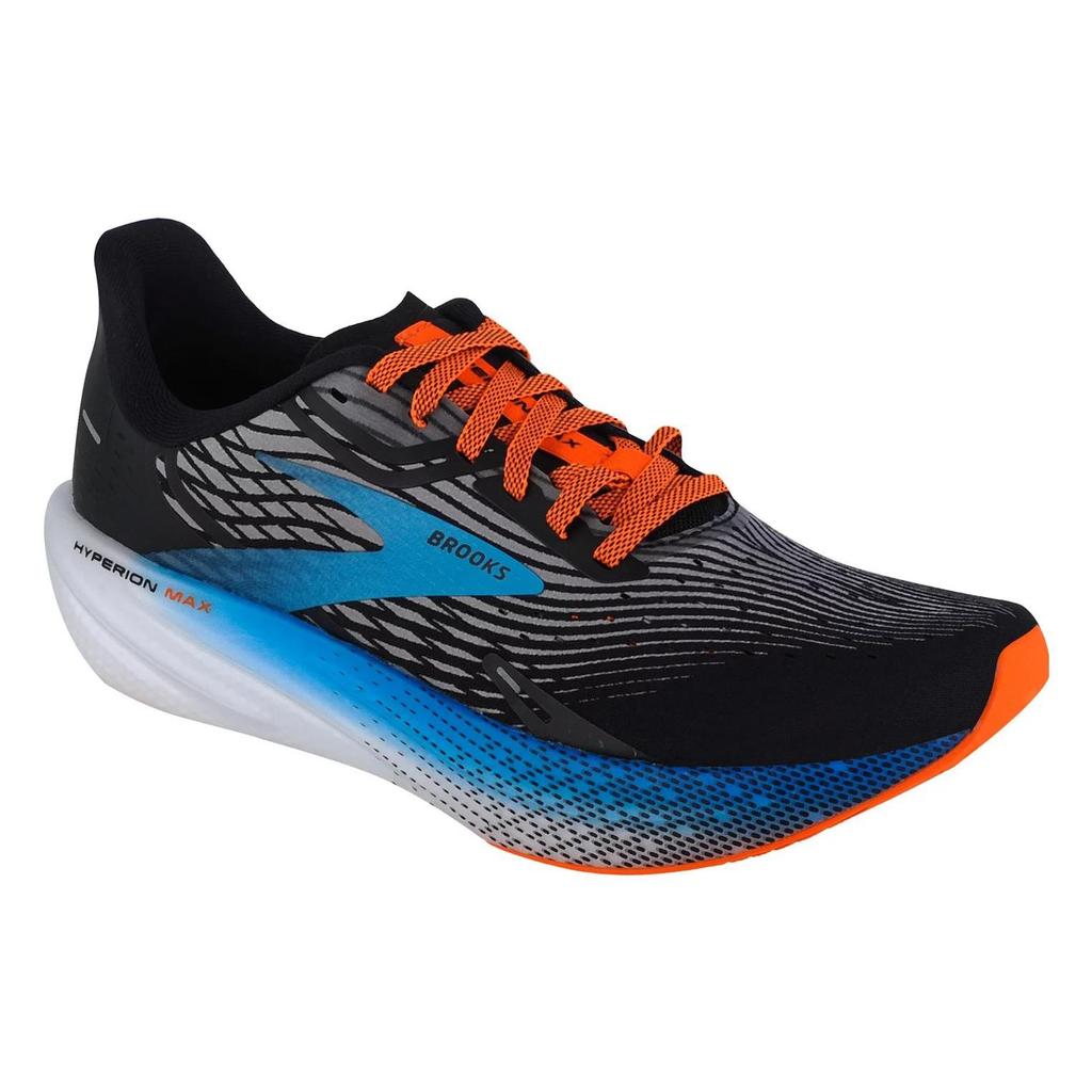 Brooks Hyperion Max Black Orange Clown Fish Men Sneakers Grey 110390-1D-019