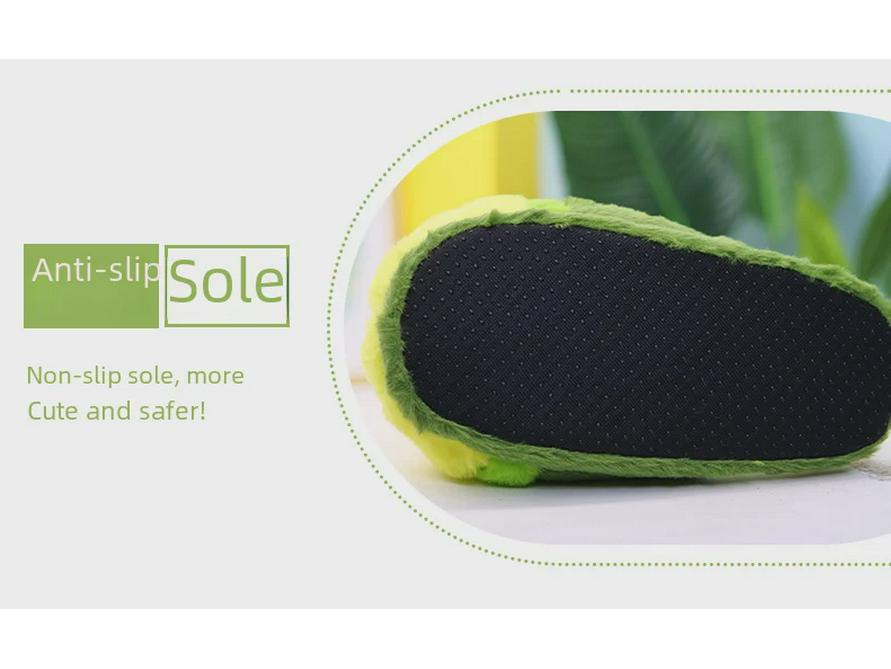 Cartoon Sheep Cotton Slippers, Warm Plush Non-Slip Floor Slippers for Couples