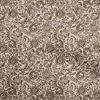 Cotton Poplin Brown Fabric Asian Batik Floral Quilting Supplies Print Sewing Fabric By The Yard 42 Inch