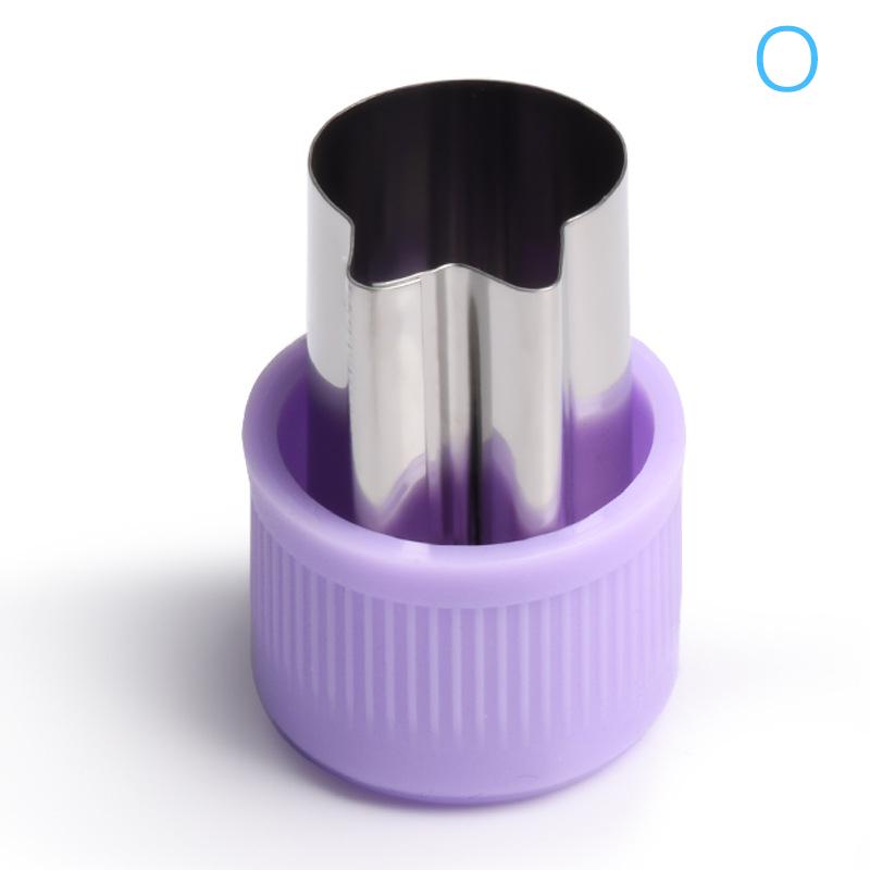 1Pc Vegetables Cutter Plastic Handle Stainless Fruit Cutting Die Kitchen Gadgets