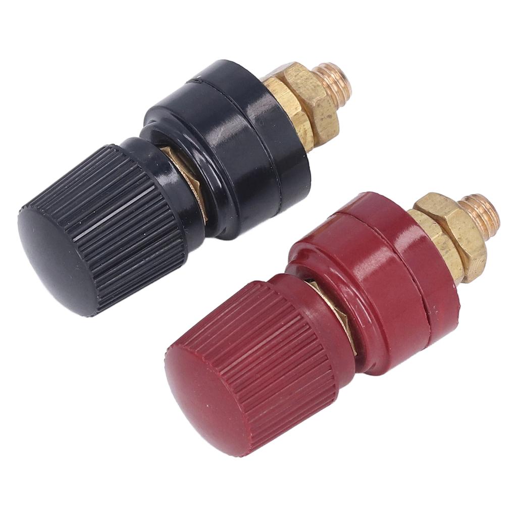 5 комплектов клемм питания, стабильная передача, простая установка, гибкий M6, черный, красный, регулятор напряжения