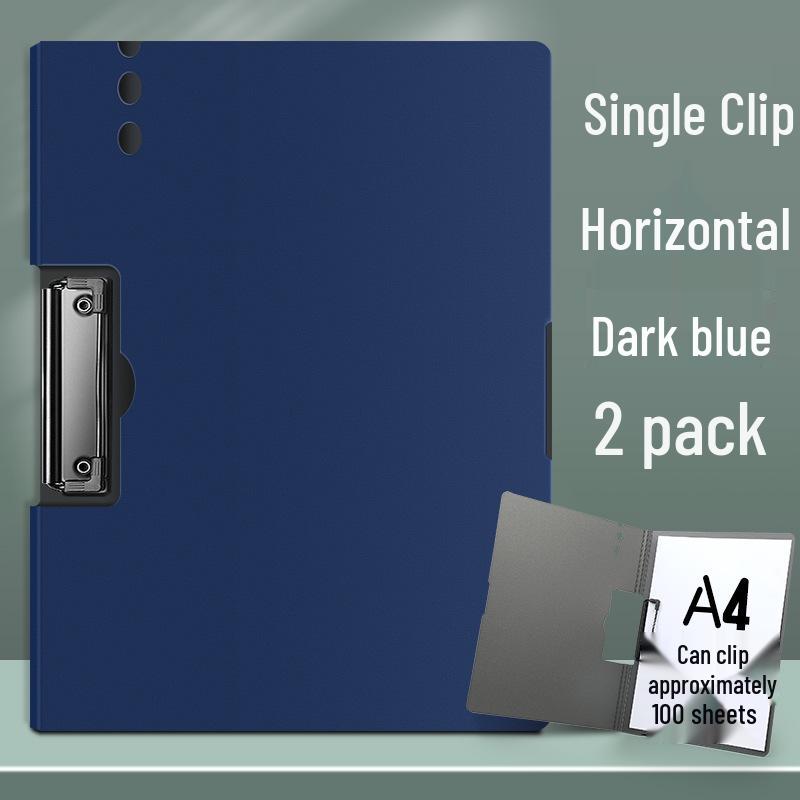 A4 Double Clip Folder for Documents and Resume Storage