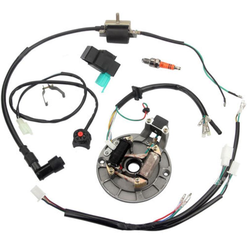 Wiring Harness Ignition Coil Magneto Stator For For 50cc 70cc 110cc 125cc 4 Stroke Dirt Bikes