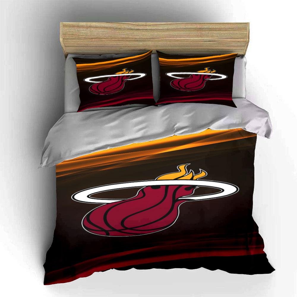 Flaming basketball logo design. Bedding sets Duvet cover sets Duvet covers Pillowcases(1*Duvet Cover 2*Pillowcases without duvet insert)