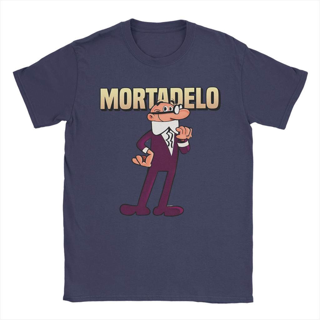 Men Women Mort & Phil Mortadelo y Filemón Shirt Cotton Graphic Printed T-Shirt  Top Clothing