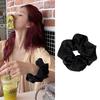 Elegant Black Scrunchies Women Girls Elastic Hair Rubber Bands Accessories Tie Hair Ring Rope Headdress Headwear Ornament