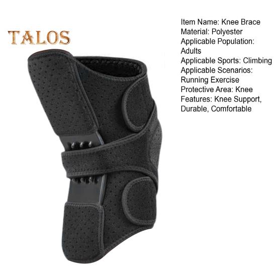 Knee Booster Brace with Spring Patella Joint Support Pad Knee Stabilizer Brace for Climbing And Squatting