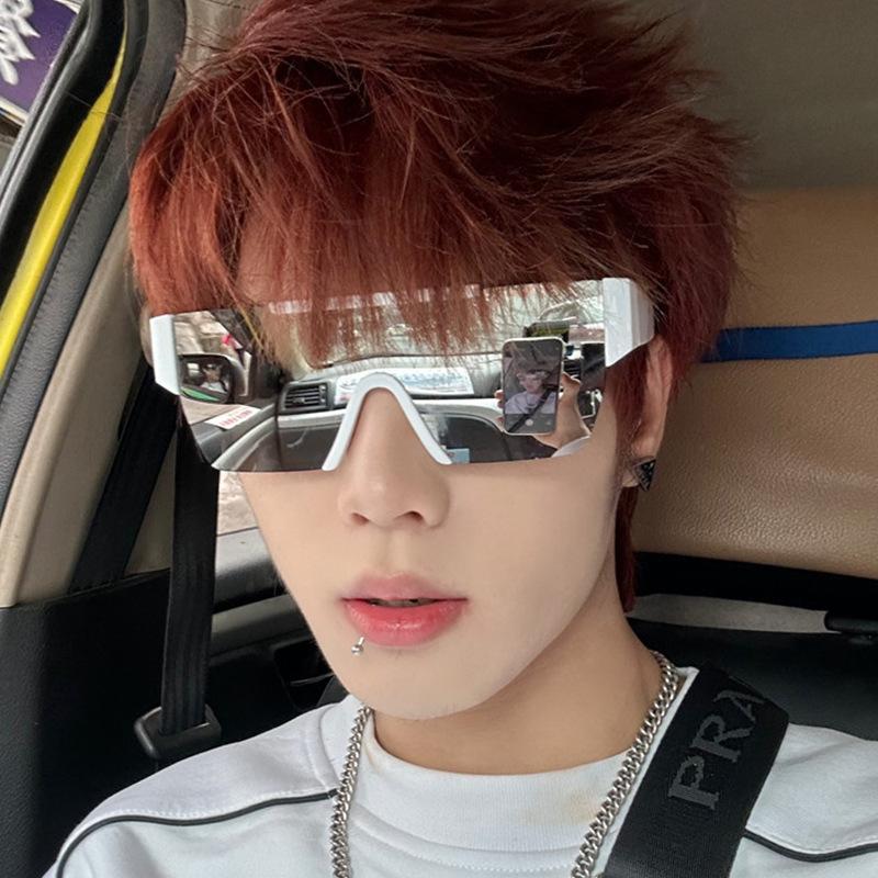 Солнцезащитные очки большого размера для улицы, квадратной формы, высокого качества, ветрозащитные, женские, для велоспорта, альпинизма, мужские